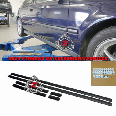 Fits 96-00 Honda Civic 2/3dr Coupe Hatchback JDM Style Thin Side Door Moldings