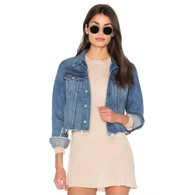 Grlfrnd cara cropped denim best sale jacket