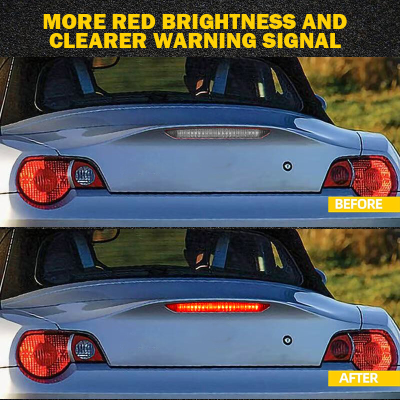 LED Rear Third Tail Brake Light Red Lens Cover 63256917378 for BMW