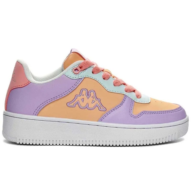 Kappa Sneaker Kinder Größe 29 Lila Rosa Weiß Mädchen Jungen Low-Top Neu