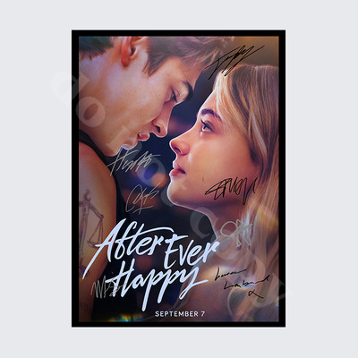 AFTER EVER HAPPY MOVIE FULL CAST SIGNED AUTOGRAPH POSTER PRINT A5 A4 A3