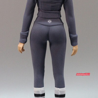 1/6 Sports Gray Tight Leggings Pants Clothes For 12'' Female PH TBL Figure Body