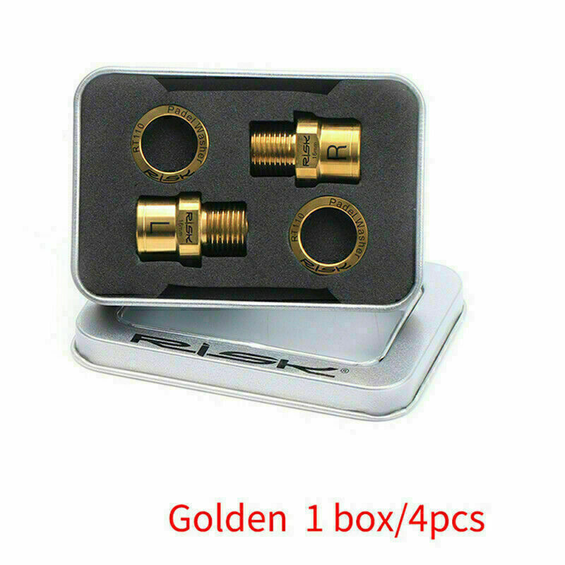 1 Pair Bike Pedal Axle Extenders Bicycle Pedal Extension Bolts Spacers 16mm/20mm