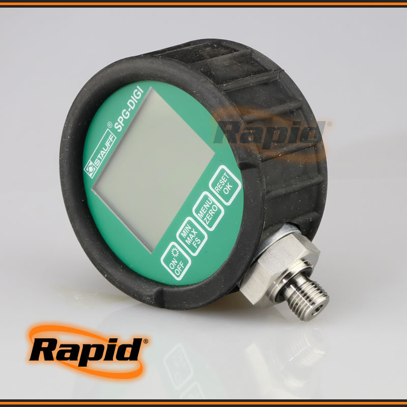 Digital Pressure Gauge with G1/4 Connection 0100BAR (01450psi) Stauff