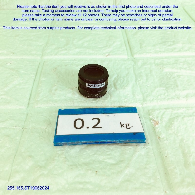 Navitar 1-6044 0.25x, Auxiliary Objective as photos, sn:4434, FedExDHL