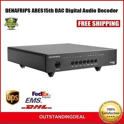 DENAFRIPS ARES15th DAC Digital Audio Decoder 80VAx2 HiFi R2R Black os67