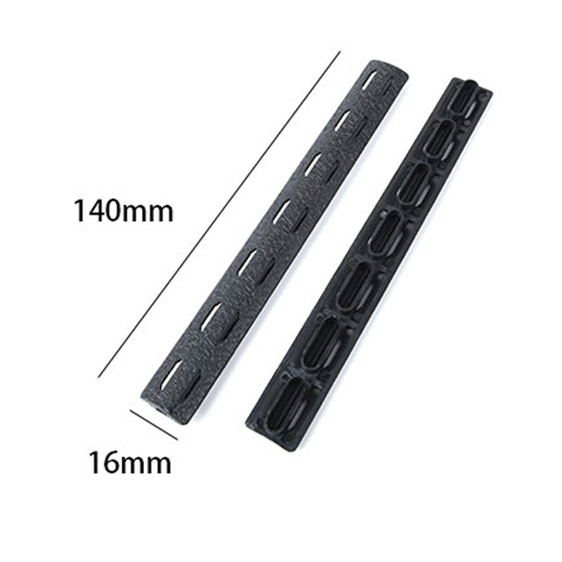 5 PCS 5.5" Keymod Rail Panel Cover Keymod Slot Covers Snap-in Panel Strip