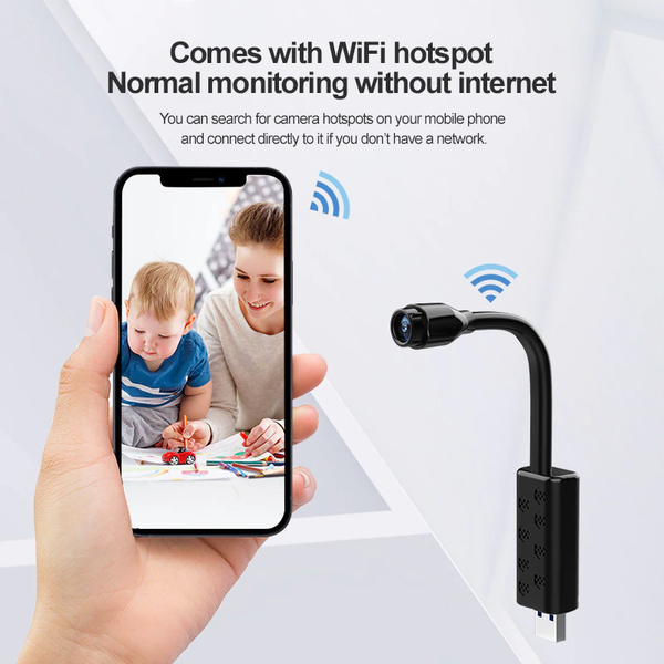 Mini Wireless Hidden USB Camera WiFi IP Cam Home Security Night Vision HD 1080P - Image 20