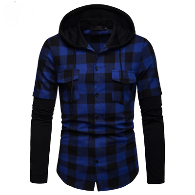 Hooded top casual shirts
