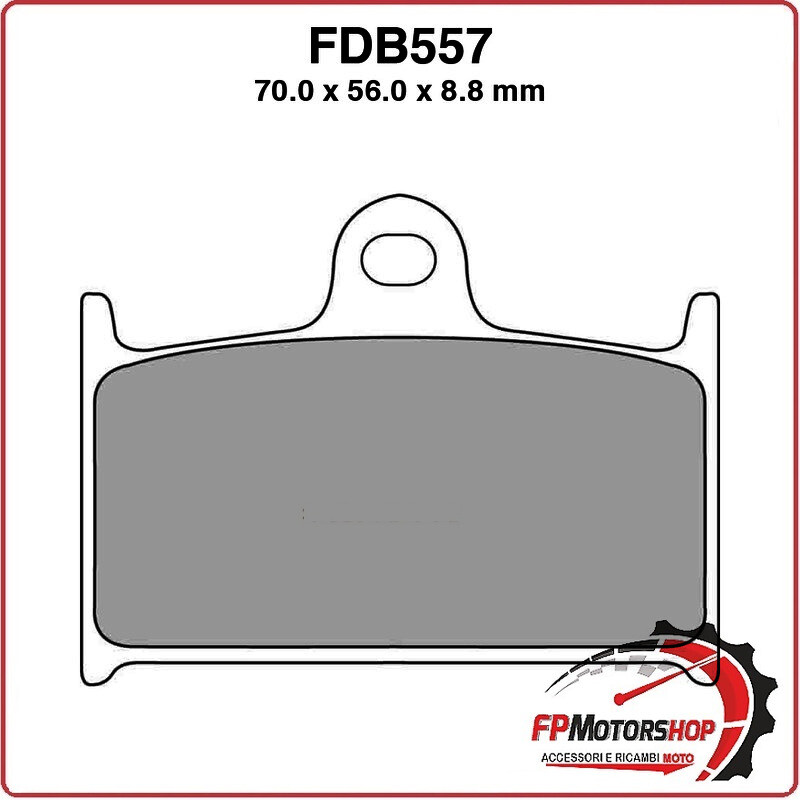 PASTIGLIE FRENI PER MOTO FDB557EF SUZUKI GSX-R 750 88>93 GSF BANDIT 1200 95>00