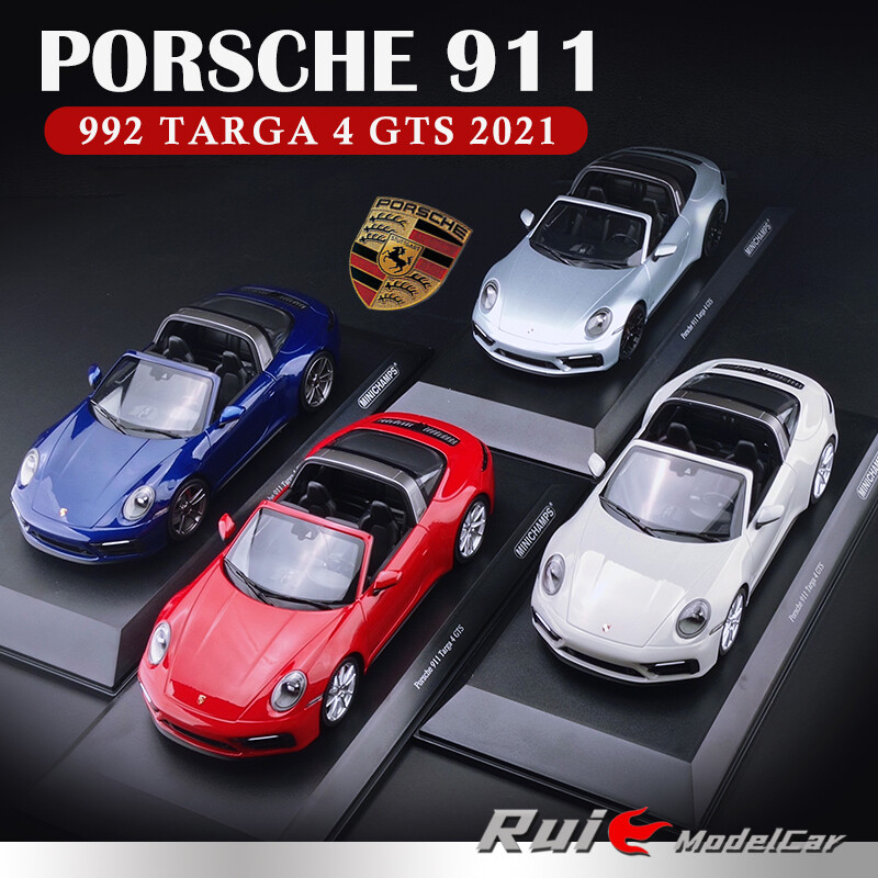 Minichamps 1:18 Porsche 911 992 TARGA 4 GTS 2021 alloy simulation