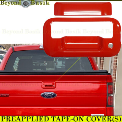 2004-2014 Ford F150 99-16 F250 Tailgate Handle COVER W/O Camera Hole PQ RACE RED