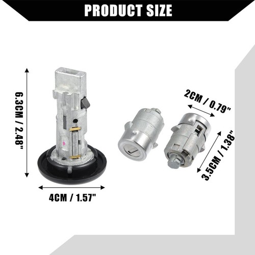 Ignition Key Switch Cylinder & 2 Door Lock Set 2 SAME KEYS MATCHED for Chevy