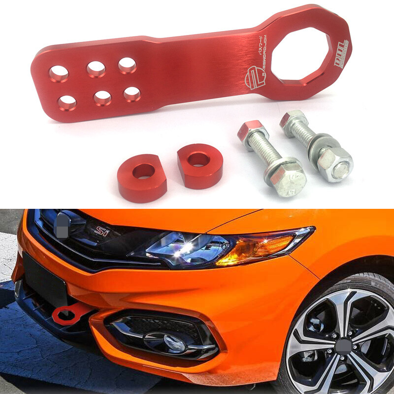 Universal Black JDM Style Aluminum Alloy Racing Car Front