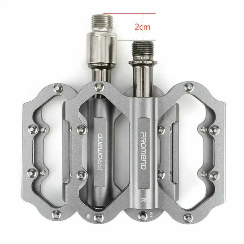 PROMEND 1 Pair Bike Bicycle Pedal Extender 9/16'' Cranksets 20mm Pedal