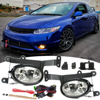 2008 honda civic front bumper with fog lights hotsell