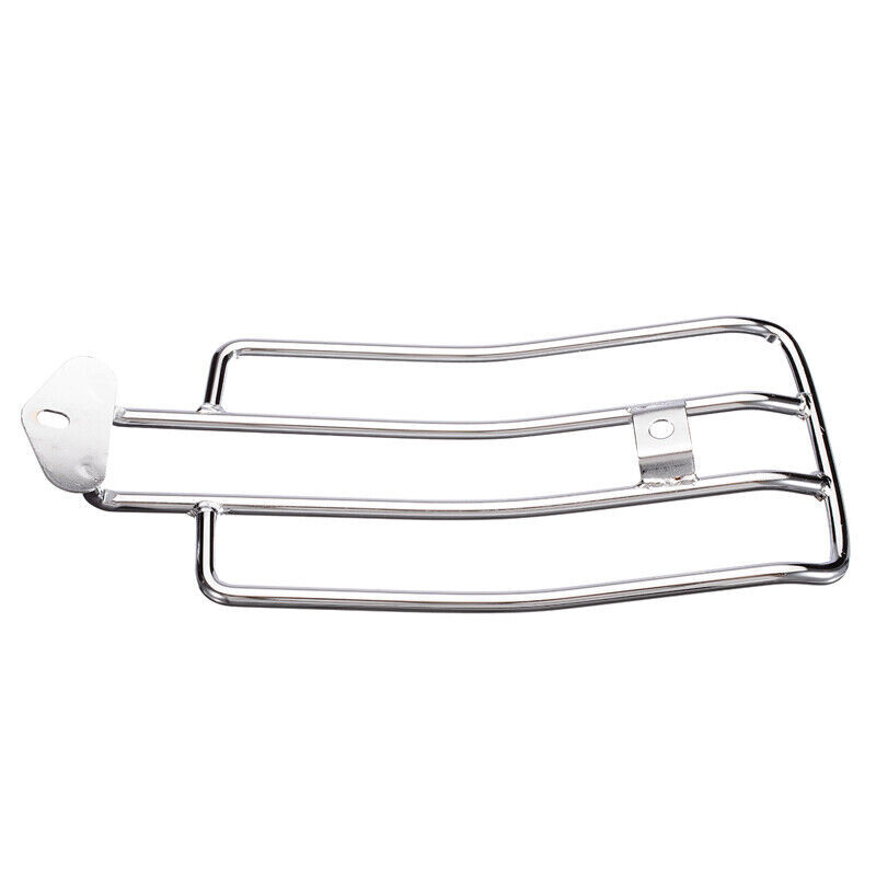 US Motorcycle Chrome Solo Seat Rear Fender Luggage Rack Package Holder