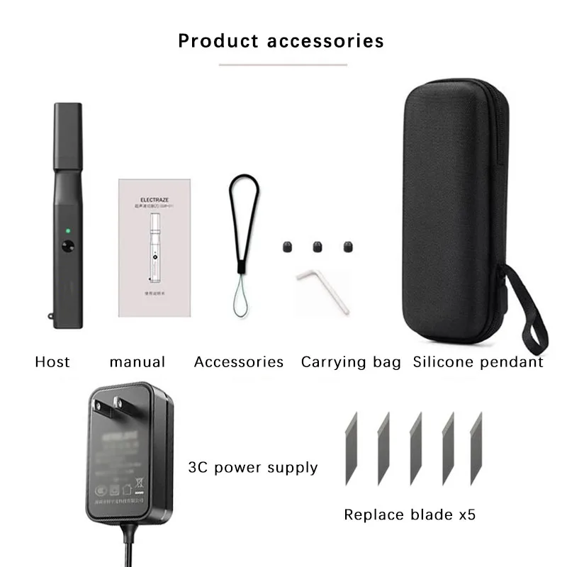 Ultrasonic Portable DIY Cutting Knife Electric Engraving Tool for Plastic Wood R