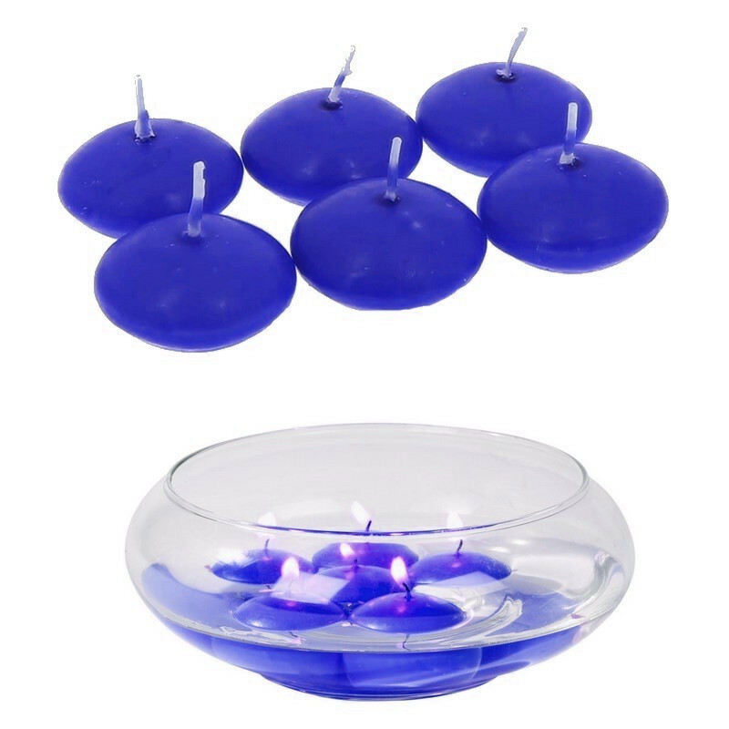 Set 108 Pezzi Candele Cera Galleggianti Floating Candles Colore Blu bal