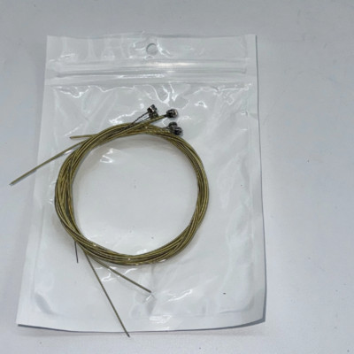 1 Sets of 6 Guitar Strings Steel Strings for Acoustic Guitar Gold NEW