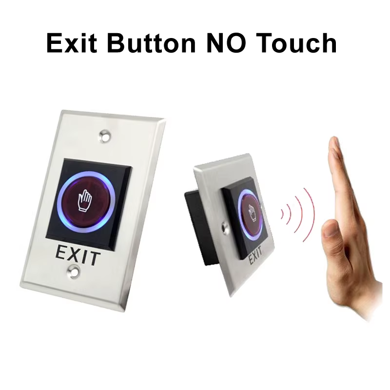 Infrared induction No Touch Exit Button Release Switch Opener NO COM NC LED Ligh
