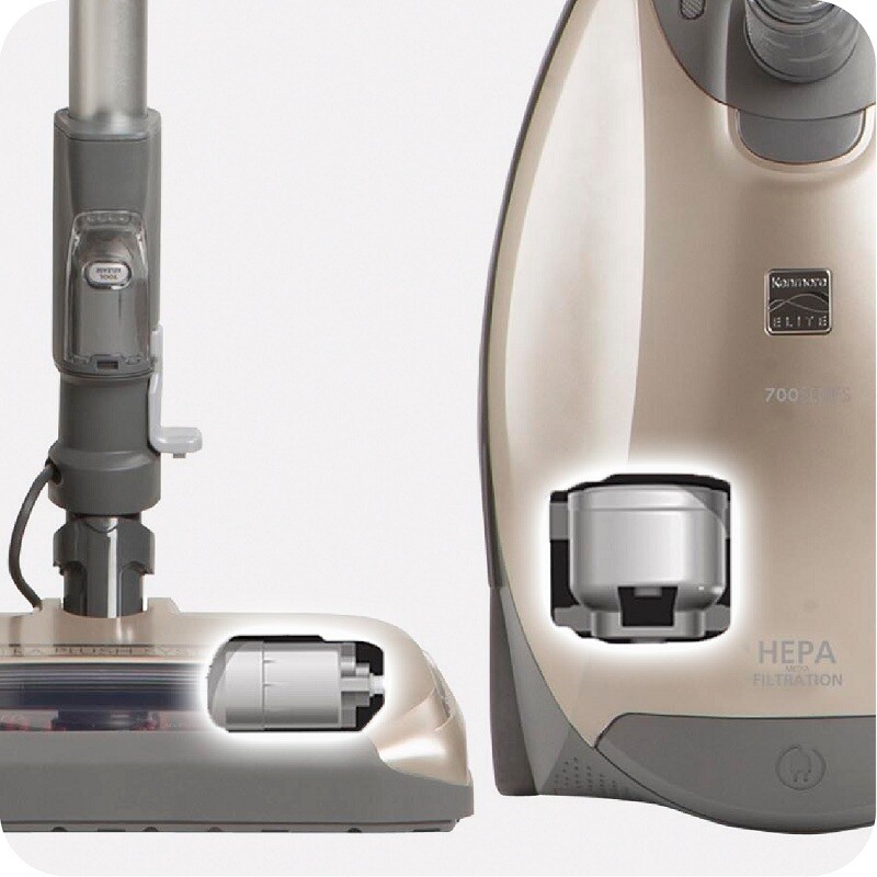 Kenmore Elite Bagged Canister Vacuum Cleaner HEPA Home Vac 2Motor 4L