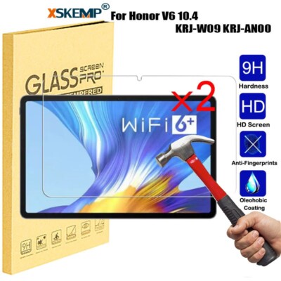 2 PACK Screen Protector Honor Pad 8 X9 X8 Pro V8 V7 V6 Tempered Glass Film HD 9H