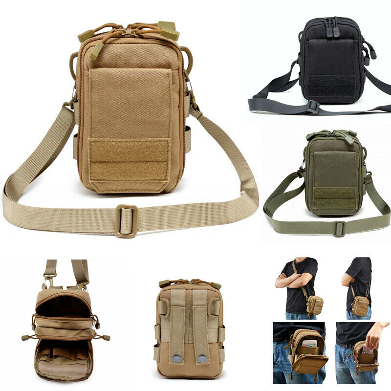 Tactical Molle Pouch EDC Multi-purpose Belt Waist Pack Bag Utility Phone Po YMK