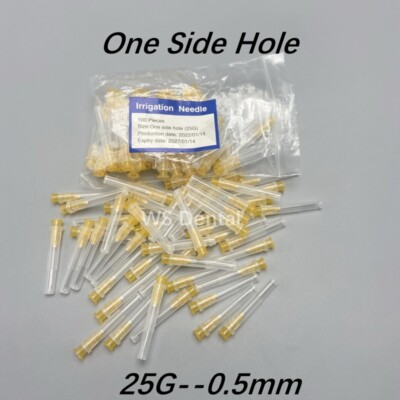 300pcs Dental Endo Irrigation tip Disposable Syringe Tips Needle 25G/27G/30G