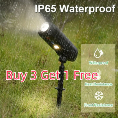 Solar Spot Lights Outdoor Wall Light for Garden Yard Driveway Porch Walkway Pool