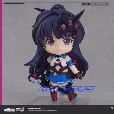 10cm Official miHoYo Honkai Impact 3 Raiden Mei Nendoroid Figure Anime Model Toy