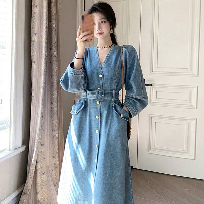ジャケット・アウター I LINE DENIM SHIRT DRESS $_57.JPG?set_id=8800005007
