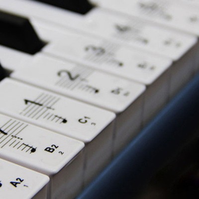 88 Keyboard Educational Kids Full Clear Sticker Piano Toys Music Keys Adults