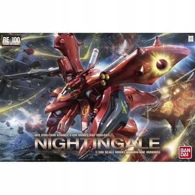 Gundam Re/100 1/100 Msn-04 Ii Nightingale Reprod Bandai Gunpla Figur