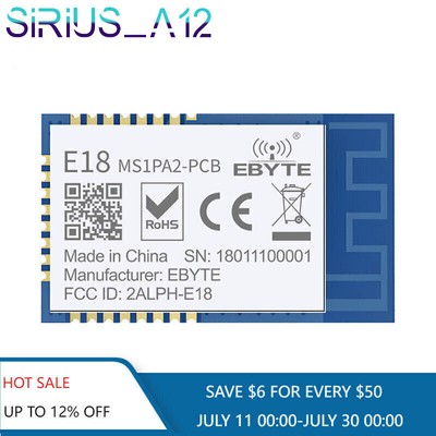 CC2530 ZigBee Mudule E18-MS1PA2-PCB 2.4GHz 20dBm 800m Mesh Networking for IoT