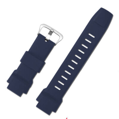 For Casio Pro Trek PRG-260/550/250/500 PRW-3500/2500/5100 18mm Watch Band Rubber