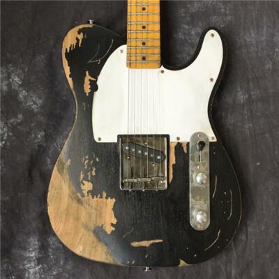 100%Handmade Classic Heavy Relic Electric Guitar TL Limited Edition Fixed Bridge