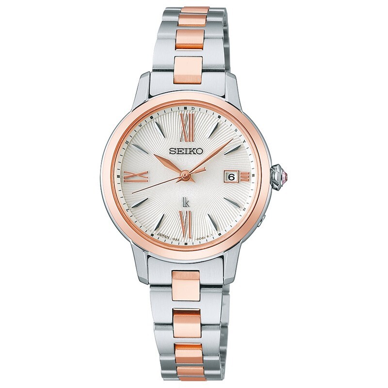 Pre-owned Seiko Lukia Grow Ssvw206 Elegant Solar Radio Ladies Watch Made In Japan Box