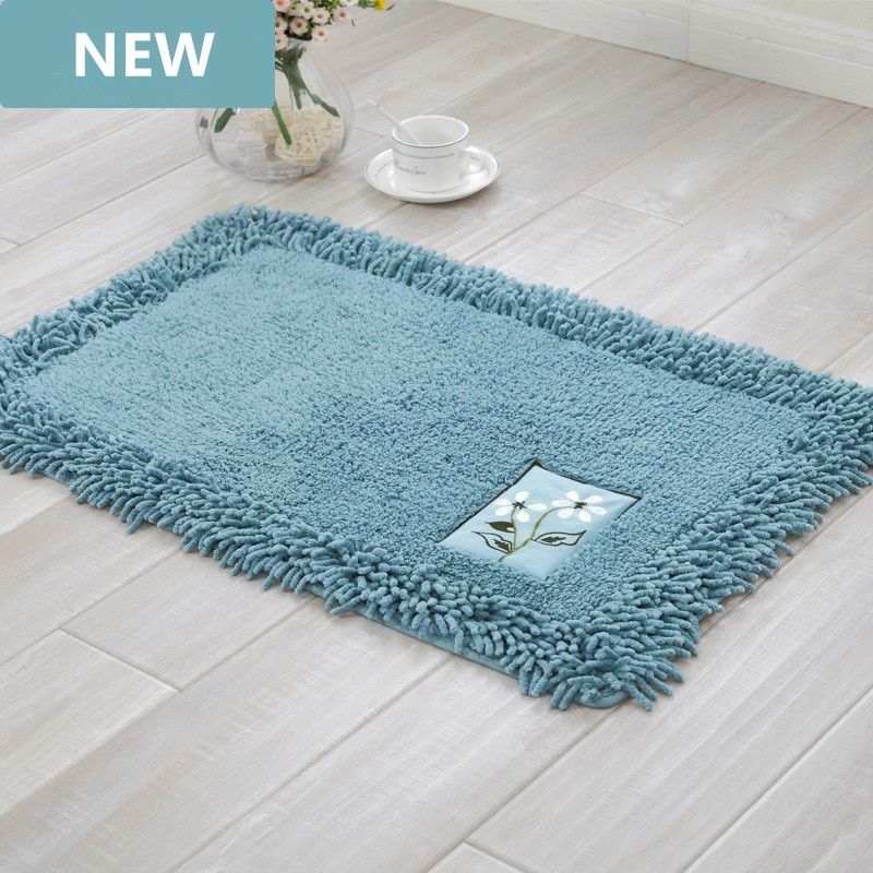 Durable Bathroom Carpet Non Slip Toilet Bath Tub Floor Cloth Rugs