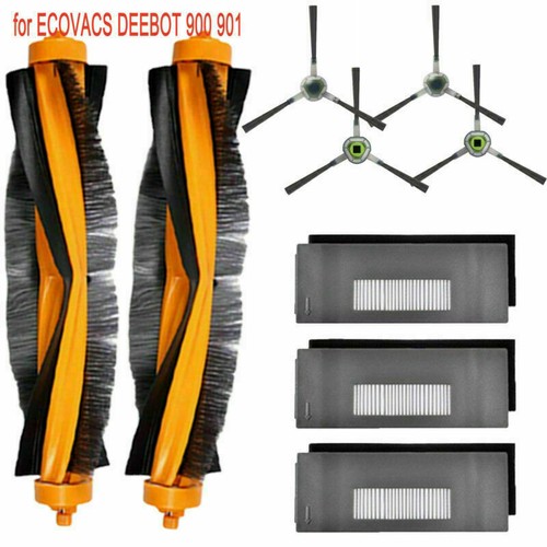 Main Brush + Side Brushes + Filter Kit for ECOVACS DEEBOT 900 901