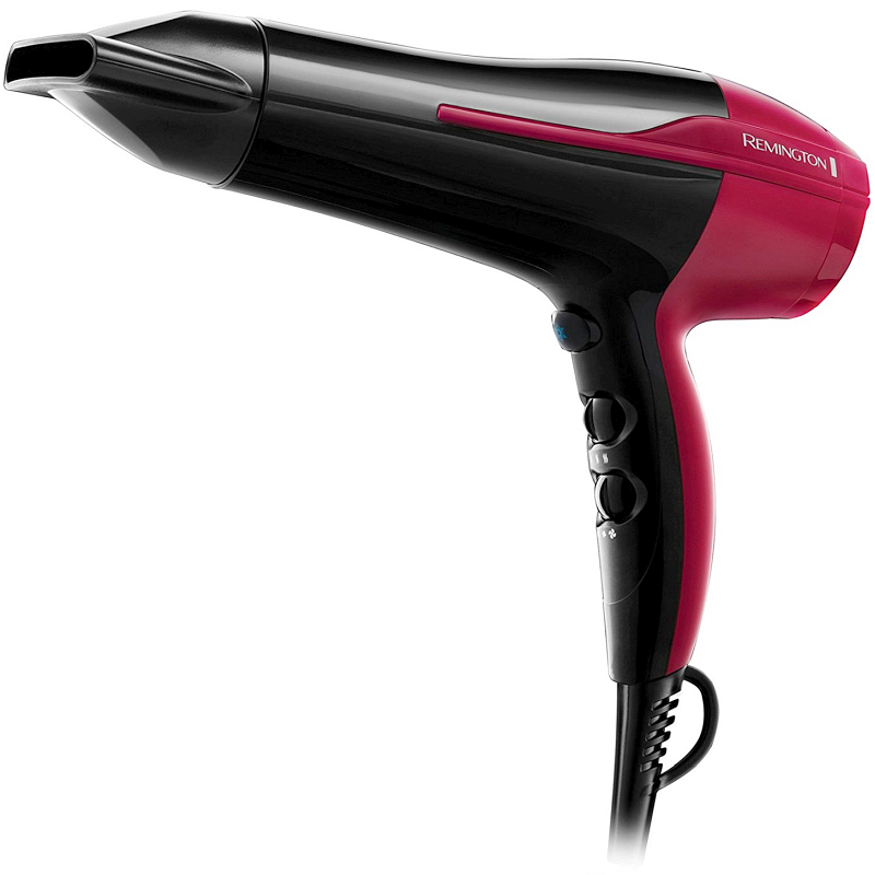 REMINGTON Pro-Air Ionen Haartrockner 2200W Stylingdüse Haarföhn Fön schwarz-pink
