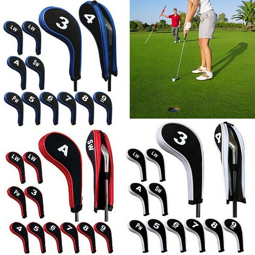 Golf Zipper Iron Head Covers Golf Irons