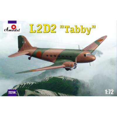 Amodel 72214 Plastic model kit Scale 1:72 L2D2 ''Taddy'' Japan transport aircraft