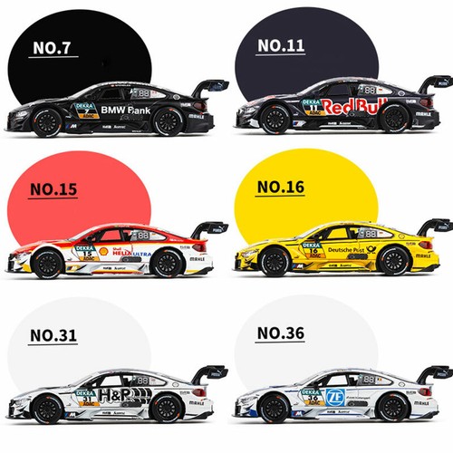 1/32 Scale BMW M4 DTM 2017 Racing Car Model Diecast Toy