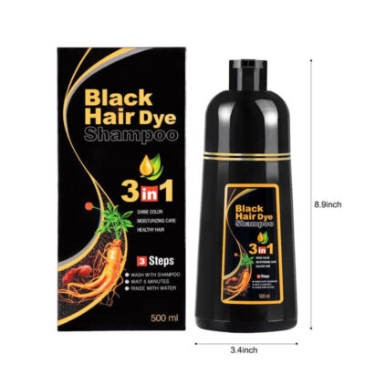 Shampoo 500ml Hair Dye Hair Dye Instant Fast Permanent Natural Coconut DYE Color