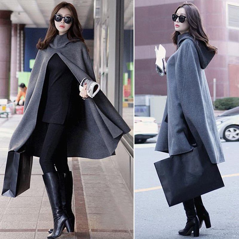 ジャケット・アウター archive poncho fur cape coat bk Vintage