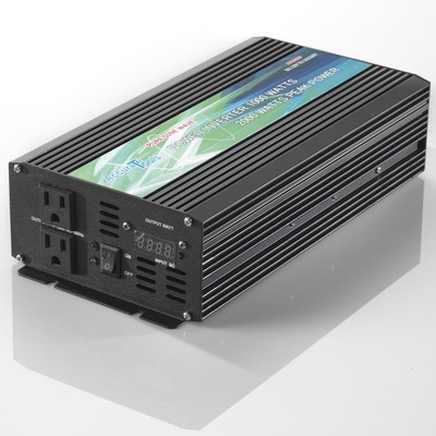 BRAND NEW PURE SINE WAVE POWER INVERTER 1000/2000 WATT 12V DC TO 120V AC!