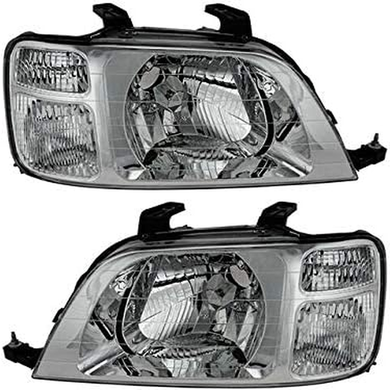 Driver & Passenger Headlight Assembly Set for 1997 1998 1999 2000 2001 Honda CRV