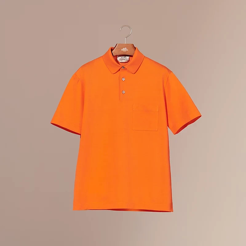 BNWT Hermes POLO Shirt Man H Logo Embroidered Buttoned