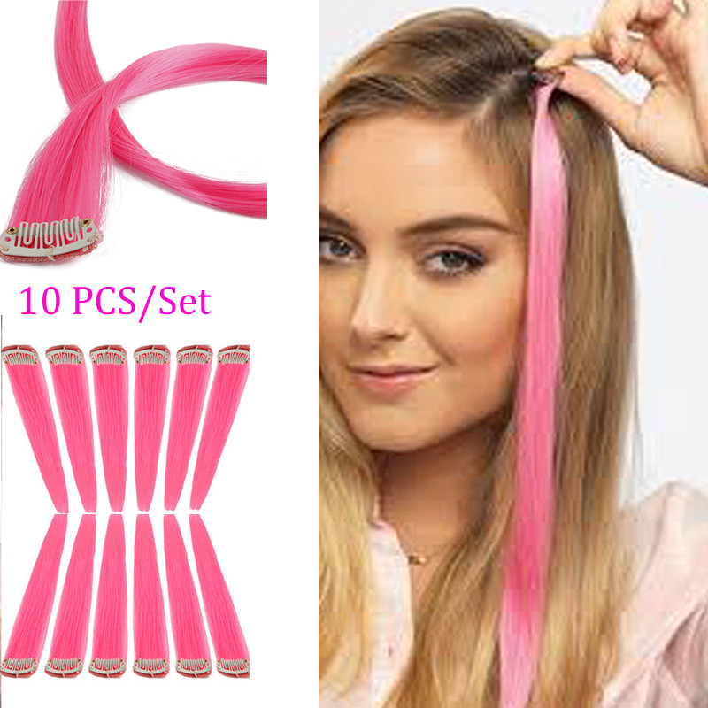 Clip In Hair Extensions Red